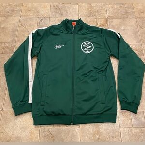 Nike Team Oregon Ducks Track Club Jacket Full Zip Embroidered Men’s Medium